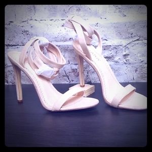Liliana Nude Strap High Heels